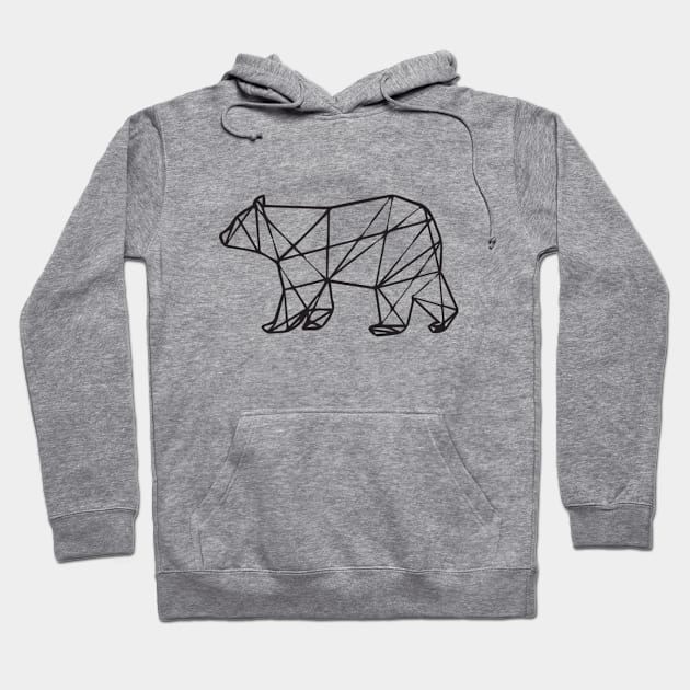 Bear lines Hoodie by JJtravel